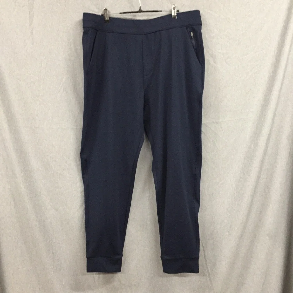 32 Degrees Heat‎ Mens XL Navy Blue Jogger Pants Sweatpants Stretch Drawstring
